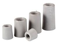 Gripline deurbuffer rubber - hoogte 75 mm - grijs - thumbnail