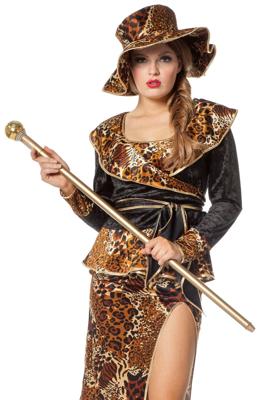 Wandelstok pooier goud