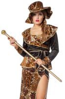 Wandelstok pooier goud - thumbnail