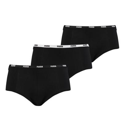 3-Pack dames mini Boxershorts - Katoen dames ondergoed - Vrouwen hipster - XS - Zwart | Dames boxer - Onderbroek - Ondergoed - XS - Onderbroek - -