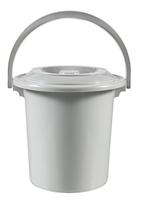 Curver Toiletemmer 10L Lichtgrijs - thumbnail