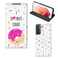 Samsung Galaxy S21 | Flip Style Cover | Donut Roze - thumbnail