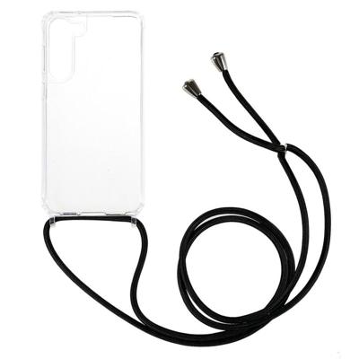 Anti-shock Back Cover voor de Samsung Galaxy S23 Plus Transparant met Koord Anti-shock Back Cover voor de Samsung Galaxy S23 Plus Transparant met Koord