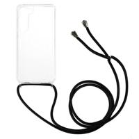 Anti-shock Back Cover voor de Samsung Galaxy S23 Plus Transparant met Koord - thumbnail