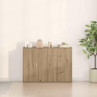 Sideboards 2 stuks Artisan Eiken 60x31x84 cm, Gemaakt van Hout - thumbnail