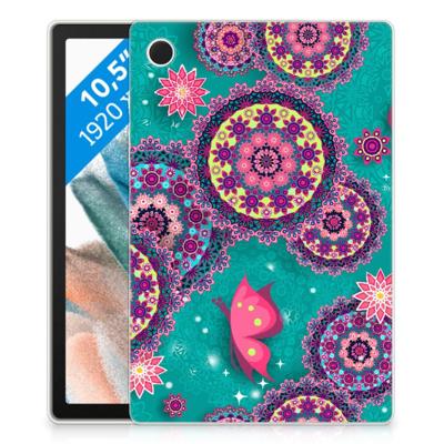 Samsung Galaxy Tab A8 2021/2022 Tablethoes Cirkels en Vlinders Samsung Galaxy Tab A8 2021/2022 Tablethoes Cirkels en Vlinders