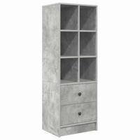 Bureau met lade 2 pcs Beton Grijs - thumbnail