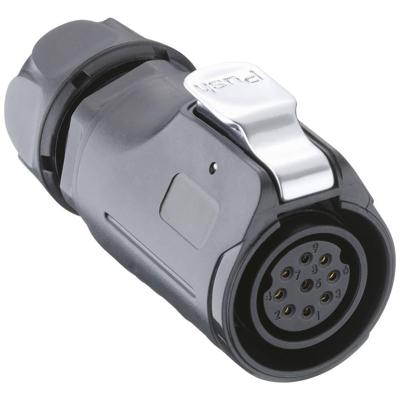 Lutronic 2640 07 T12CB T Ronde connector Bus, recht 1 stuk(s)