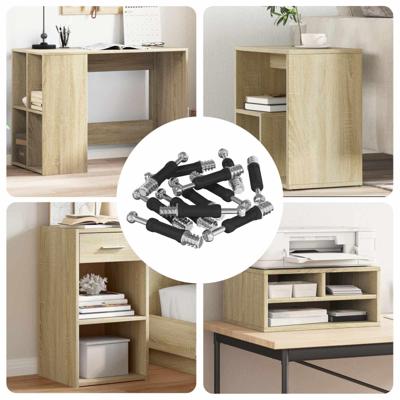 VidaXL Cam lock bouten 5000 pcs zilver en zwart zinkgeplateerd staal VidaXL Cam lock bouten 5000 pcs zilver en zwart zinkgeplateerd staal