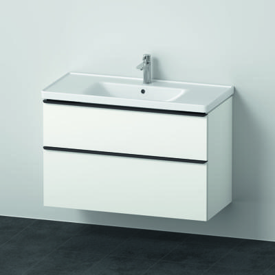 Badkamermeubelset Duravit D-Neo Wastafel Keramiek 100.5x48x62.5 cm Mat Wit Duravit