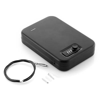 Draagbare kluis met veiligheidskabel Prisaven InnovaGoods