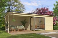 Blokhut Olivia 385x295 Aanbouw Outdoor Life - Outdoor life - thumbnail