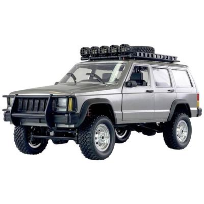 Amewi JC-X12 Scale Zilver Brushed 1:12 RC auto Elektro Terreinwagen 4WD RTR 2,4 GHz Incl. accu en lader Amewi JC-X12 Scale Zilver Brushed 1:12 RC auto Elektro Terreinwagen 4WD RTR 2,4 GHz Incl. accu en lader