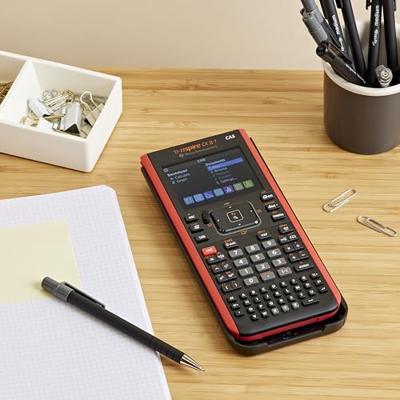 Texas Instruments NSPCXCASIIT Grafische rekenmachine Zwart werkt op een accu