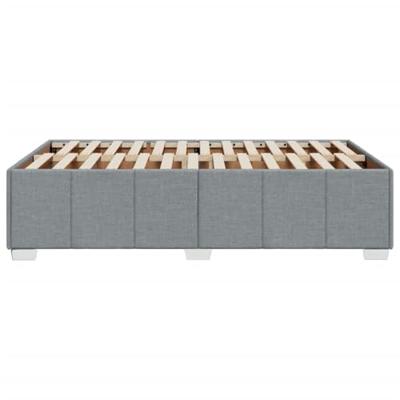 Bedframe zonder matras 120x190 cm stof lichtgrijs