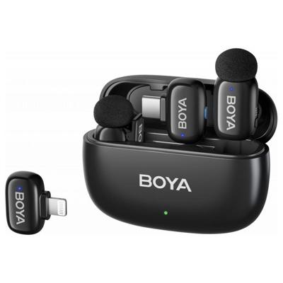 Boya Mini-12 Ultra-mini microfoon zwart