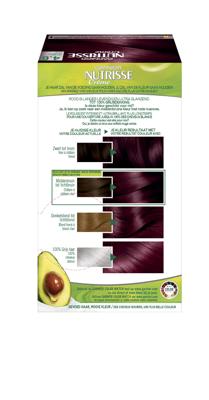 Garnier Nutrisse Crème Permanente Haarverf 4.6 Diep Rood Middenbruin