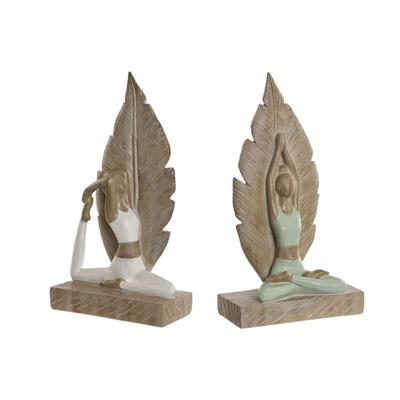 Decoratieve figuren Home ESPRIT Wit Groen Scandi 15,5 x 7,5 x 26,5 cm (2 Stuks) Decoratieve figuren Home ESPRIT Wit Groen Scandi 15,5 x 7,5 x 26,5 cm (2 Stuks)