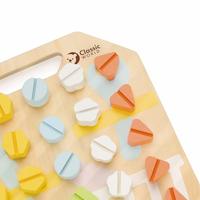 Classic World world houten schroefbord coordinatie spel, 27dlg. - thumbnail