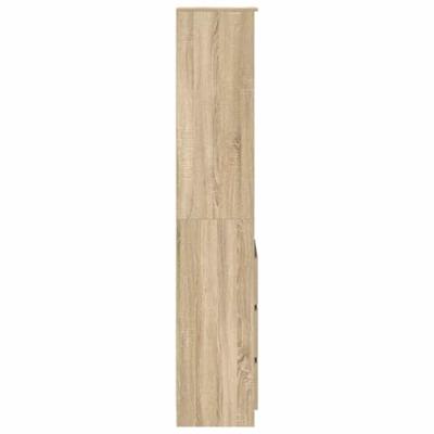 Highboard 37,5x35x180 cm spaanplaat sonoma eikenkleurig
