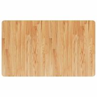 Werkbank rechthoek 100x60x81,5 cm massief eikenhout lichtbruin - thumbnail