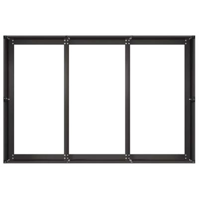 Plantenbak 120x80x40 cm staal zwart Plantenbak 120x80x40 cm staal zwart