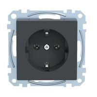 Merten MEG2401-0414 Wandcontactdoos System M Antraciet 1 stuk(s) - thumbnail