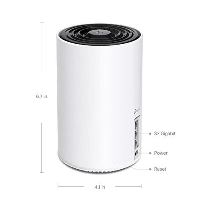 TP-Link Deco XE75 Mesh Wifi 6E (2-pack) Mesh router Wit - thumbnail