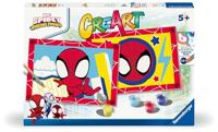 Ravensburger Creart schilderen op nummer - young spidey - thumbnail