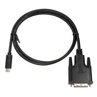 LogiLink UA0332 video kabel adapter 3 m USB Type-C DVI-D Zwart - thumbnail