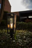 Lutec 7196601012 PINE Staande buitenlamp E27 Zwart - thumbnail