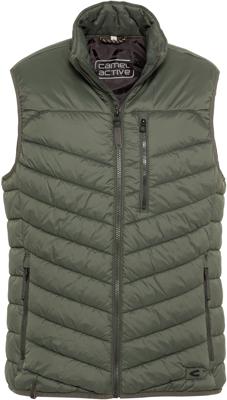 Camel Active Gewatteerde Bodywarmer Groen Gewatteerd Water Afstotend Camel Active Gewatteerde Bodywarmer Groen Gewatteerd Water Afstotend