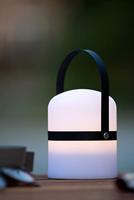 Lucide LITTLE JOE - Oplaadbare Tafellamp Binnen/Buiten - Accu/Batterij - Ø 10 cm - LED Dimb. - 1x0,3W 3000K - IP44 - Zwart - thumbnail