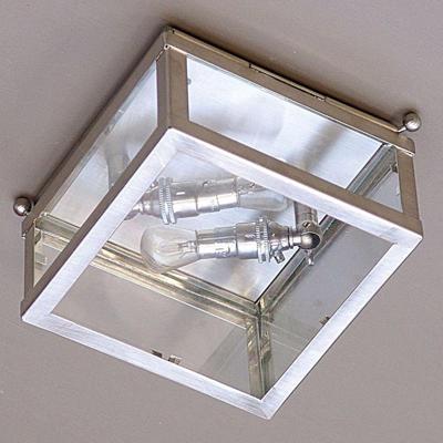 Authentage Buiten plafondlampVitrine 2L antiek - VIP202201