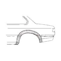 PLAATWERKDEEL Wielrand Achter R 0626146 - thumbnail