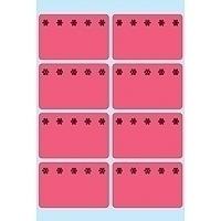 Etiket HERMA 3772 26x40mm diepvries rood 48stuks Etiket HERMA 3772 26x40mm diepvries rood 48stuks