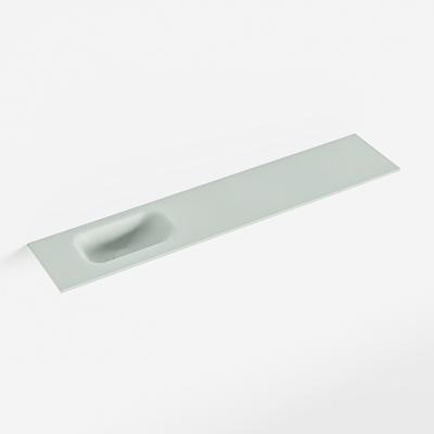 MONDIAZ EDEN Greey solid surface inleg wastafel voor toiletmeubel 110cm. Positie wasbak links MONDIAZ EDEN Greey solid surface inleg wastafel voor toiletmeubel 110cm. Positie wasbak links