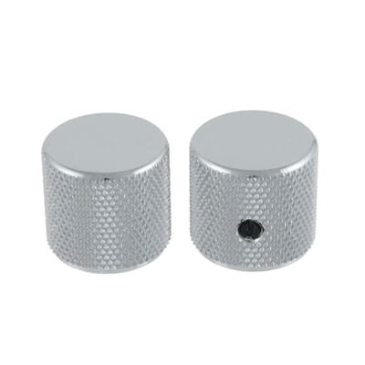 AllParts MK-0115-010 Chrome Barrel Knobs gitaarknop dome (2 stuks)