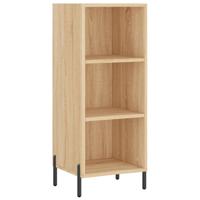 Dressoir 34,5x32,5x90 cm bewerkt hout sonoma eikenkleurig - thumbnail