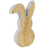Haas Hout Wit 25 Cm - thumbnail