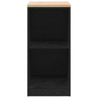 Garagekast 40x51x85 cm massief grenenhout zwart - thumbnail