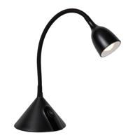 Lucide MILO - Bureaulamp - Ø 12,8 cm - LED - 1x3,2W 3000K - Zwart - thumbnail