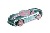 Mattel Barbie mondo motors rc bestuurbare auto - verchroomd blauw 65 jaar jubileum editie - thumbnail