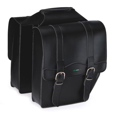 Monte Grappa dubbele tas 17l cruiser zwart