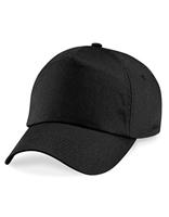 Beechfield CB10 Original 5 Panel Cap - Black - One Size - thumbnail