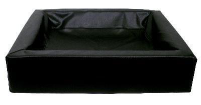 Bia bed kunstleer hoes hondenmand zwart