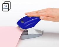 Plus Japan lösbar 10 Bl. (80 g/m²) 31260 Nietmachine Blauw Nietcapaciteit: 10 vel (80 g/m²) - thumbnail