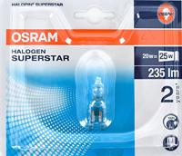 OSRAM HOMELIGHTING Eco-halogeenlamp Energielabel: G (A - G) G9 43 mm 230 V 20 W Warmwit Stiftfitting Dimbaar 1 stuk(s) - thumbnail