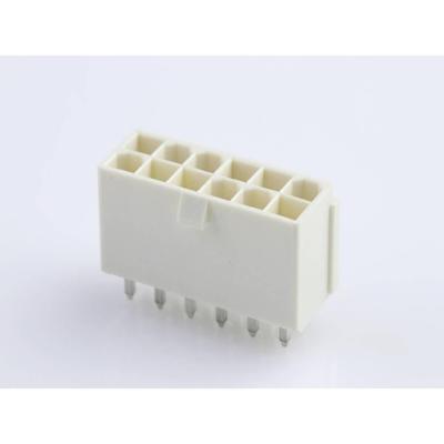 Molex 874271242 Female header, inbouw (standaard) Totaal aantal polen: 12 Rastermaat: 4.20 mm Inhoud: 1 stuk(s) Bulk
