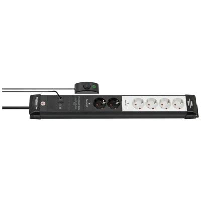 Brennenstuhl 1951560103 Stekkerdoos met schakelaar 6-voudig Zwart, Lichtgrijs Randaarde stekker 1 stuk(s) Brennenstuhl 1951560103 Stekkerdoos met schakelaar 6-voudig Zwart, Lichtgrijs Randaarde stekker 1 stuk(s)